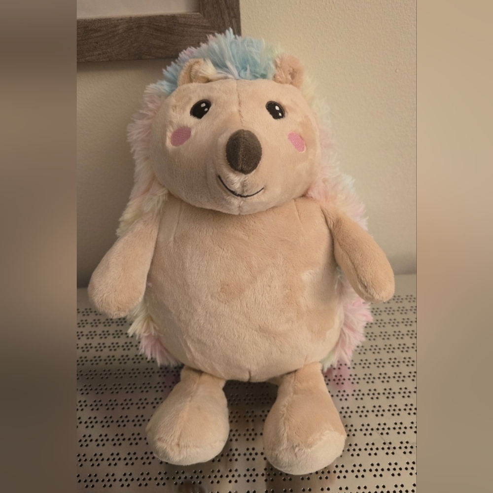 Build A Bear Cool Quills Hedgehog Rainbow Plush Stuffed Animal BAB  - P5